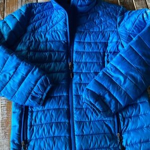 Vibrant Blue Kids Puffer Jacket